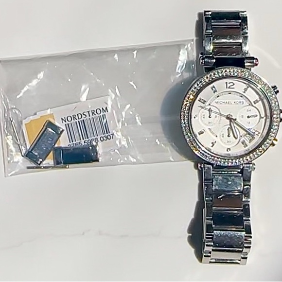 Michael Kors Parker MK5353 Bling Watch - Picture 2 of 6